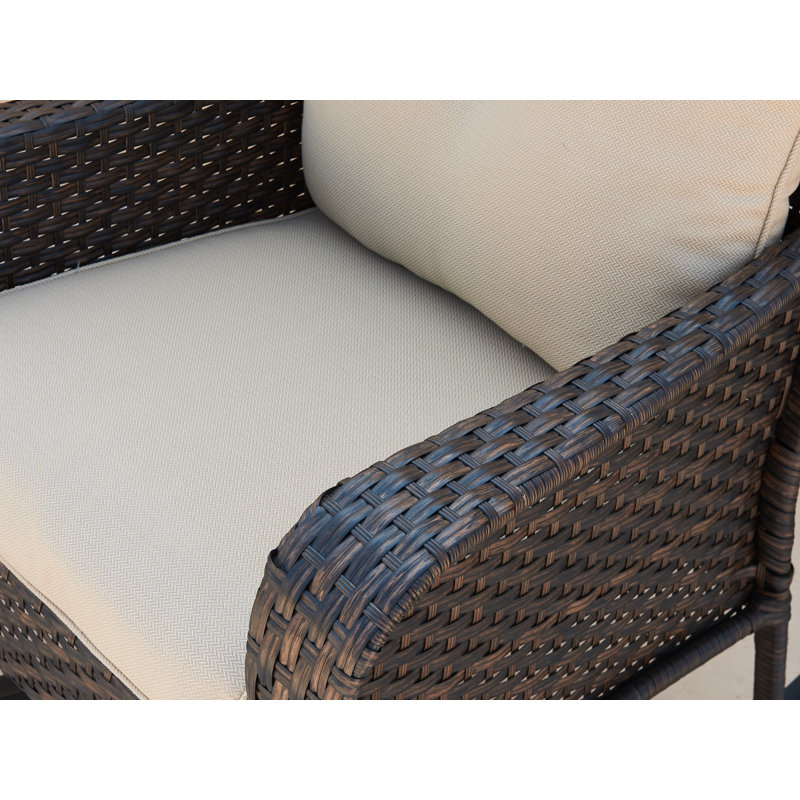 Red Barrel Studio® Patio Wicker Chairs Set Of 2 Wayfair